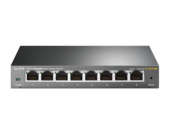 SWITCH GIGABIT 8 TP-LINK TL-SG108E - SWITCH GIGABIT 8 TP-LINK TL-SG108E -